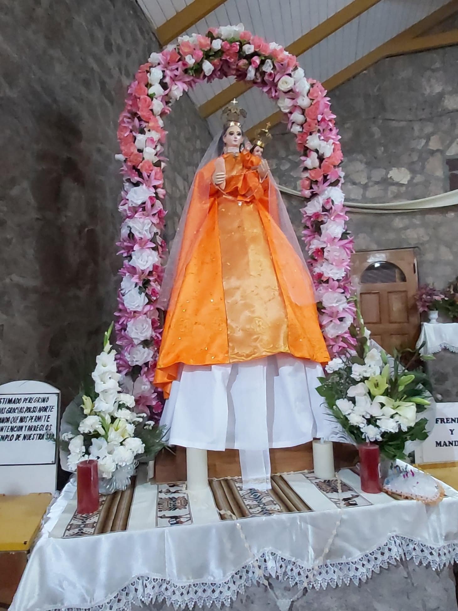 Imagen de la Virgen de Guadalupe de Ayquina